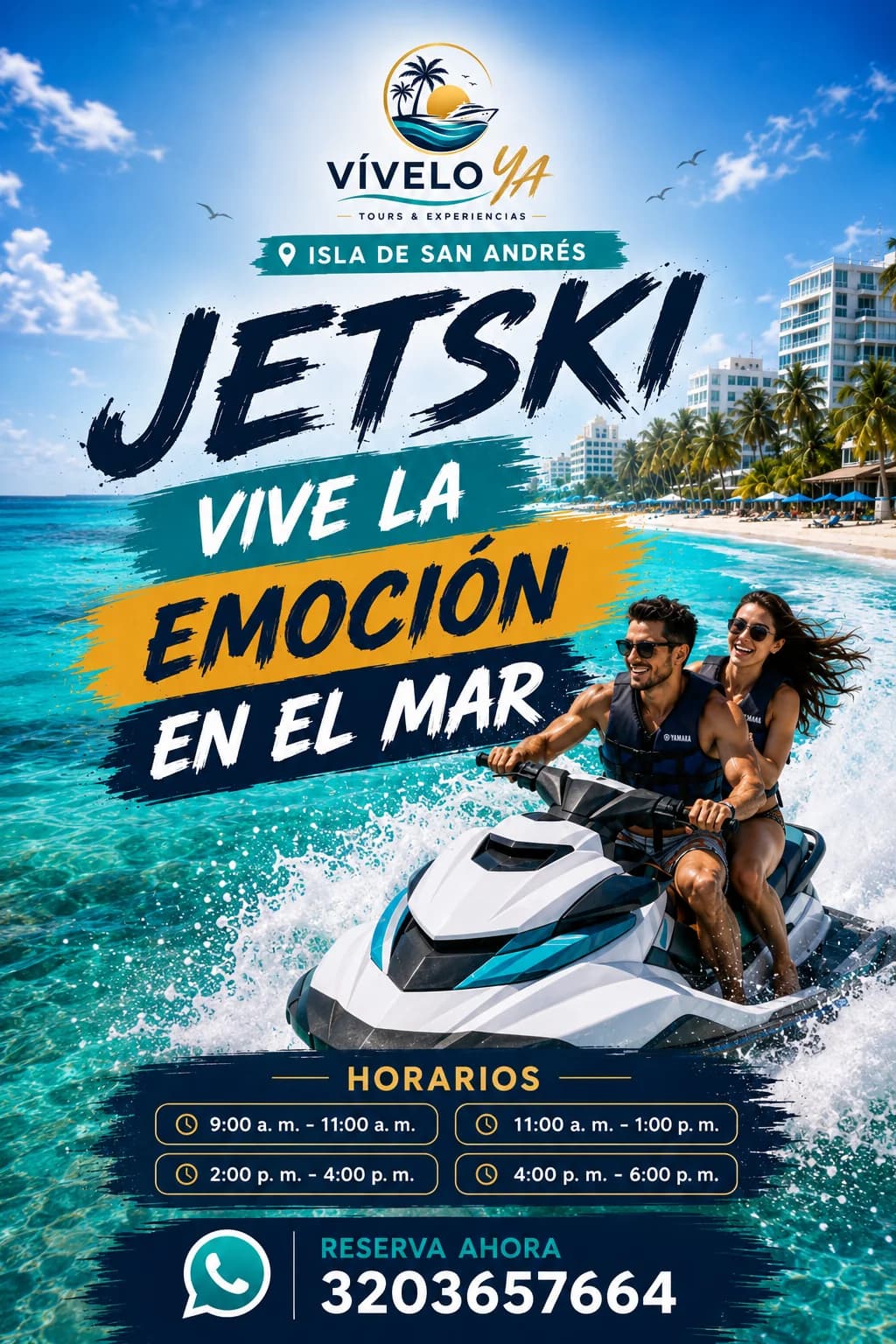 Flyer de la experiencia: Jet Ski